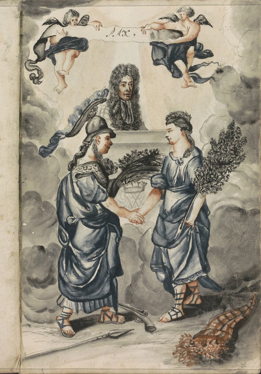 III. Vilmos felügyeli a Bölcsesség és a Béke szövetségét alkotó: Hendrick van Beaumont