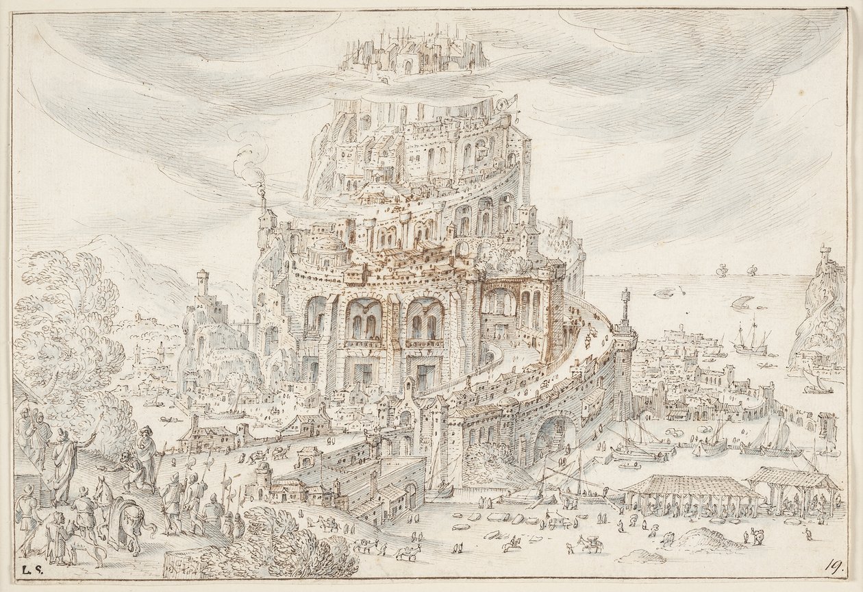 Bábel tornya alkotó: Hendrick van Cleve III