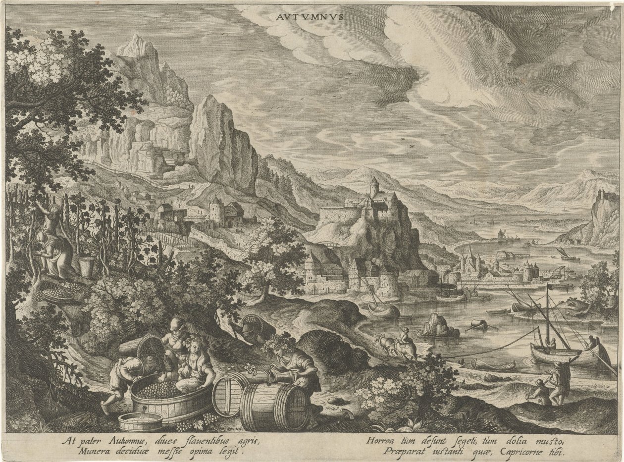 Ősz Ősz (cím a tárgyon) A négy évszak (sorozat címe) alkotó: Hendrick van Schoel