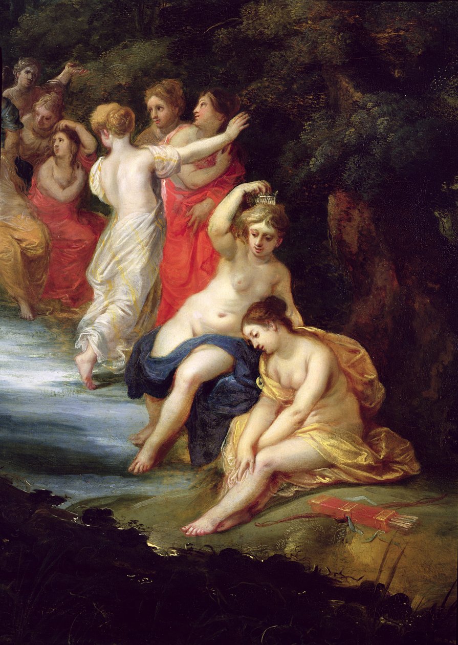 Diana és Acteon (247459 részlet) alkotó: Hendrick van and Brueghel Balen