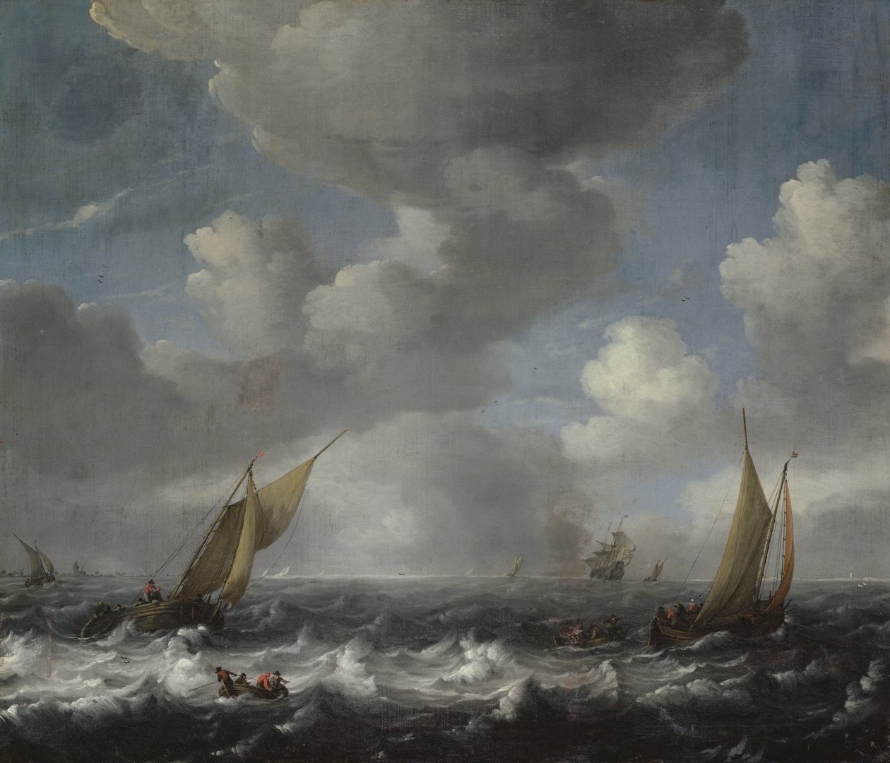 Tengeri tájkép alkotó: Hendrick van de Sande Bakhuyzen