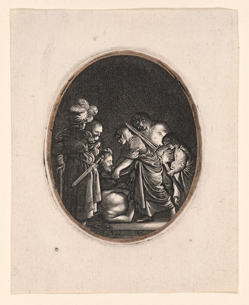 Keresztelő Szent János lefejezése alkotó: Hendrick von Goudt