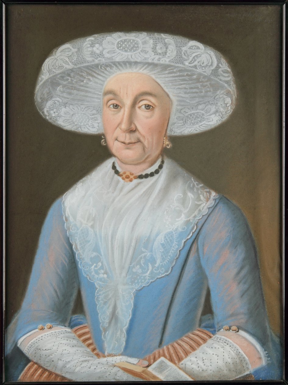 Ytje Hayes arcképe (1712-1798) alkotó: Hendricus Johan Antonius Baur