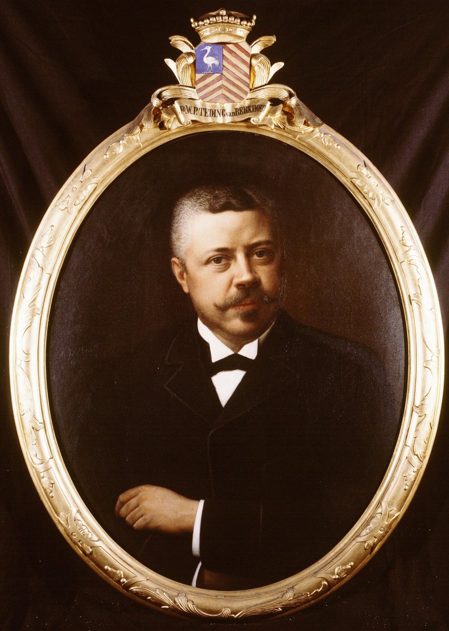 Willem Philip Teding van Berkhout (1851-1905) báró, Haarlemmerliede és Spaarnwoude polgármestere portréja. alkotó: Hendrik Antoon Pothast