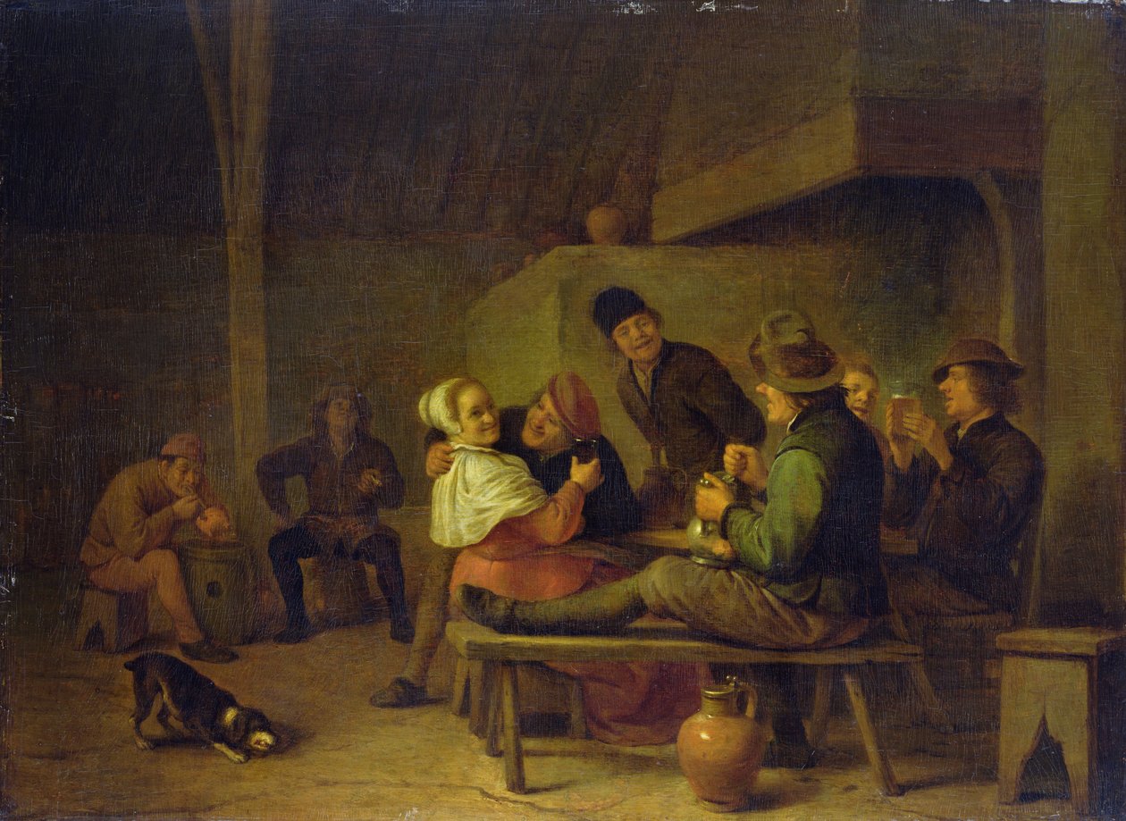 Carousing Farmers alkotó: Hendrik Martensz Sorgh