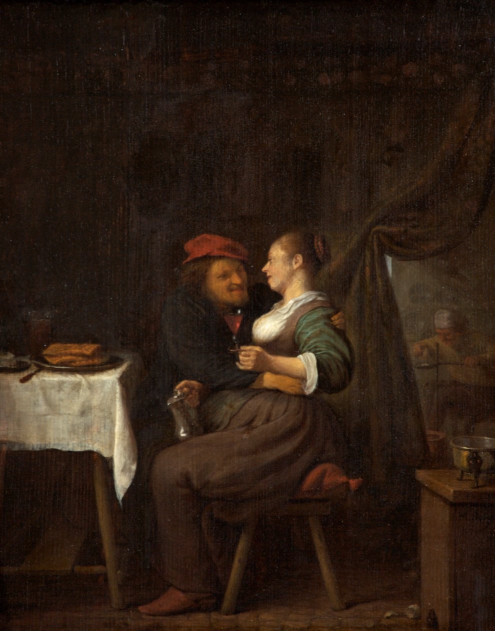 Holland udvarlás, 1661 körül alkotó: Hendrik Martensz Sorgh