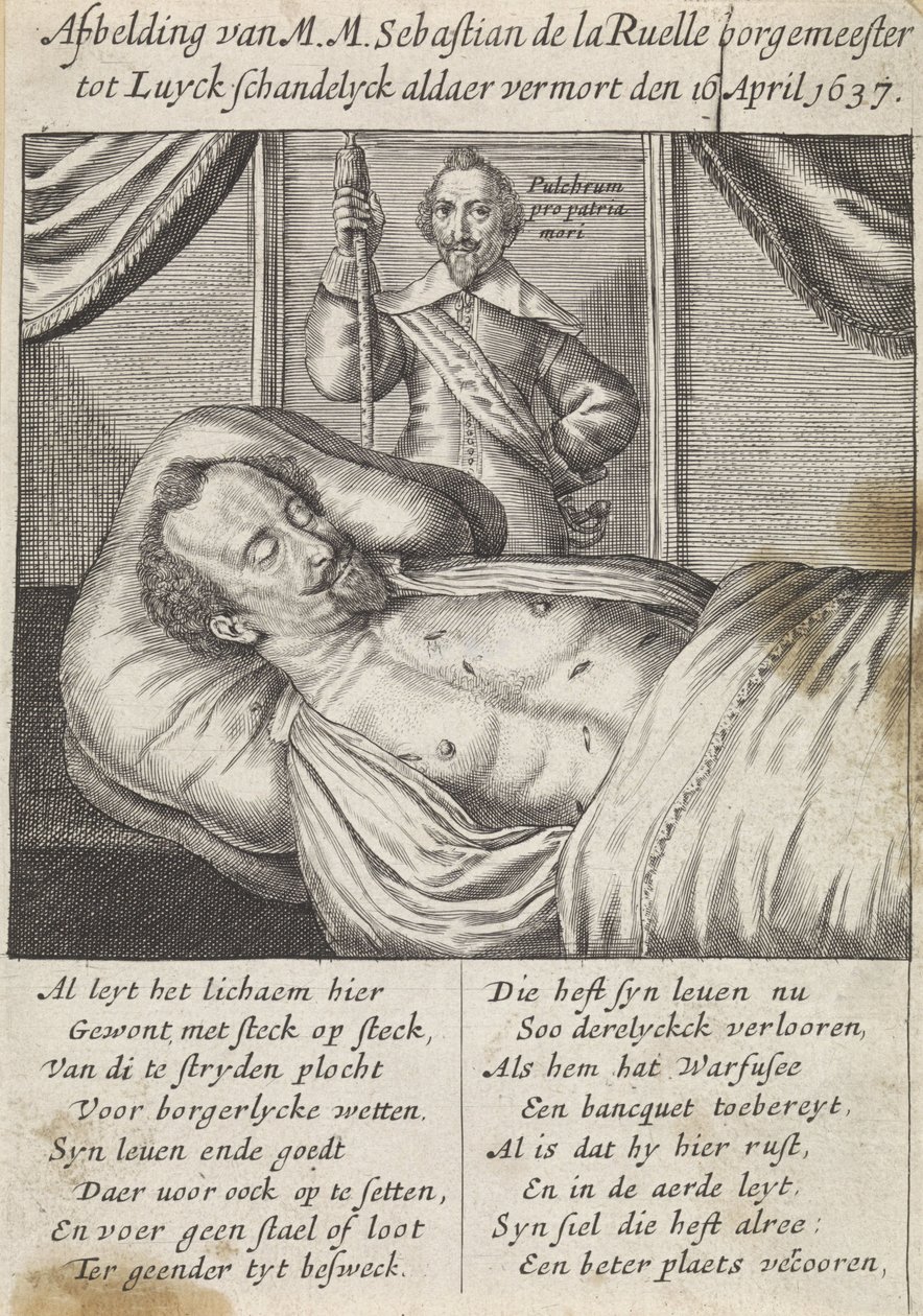 Sebastien de La Ruelle halála alkotó: Hendrik Noël Natalis