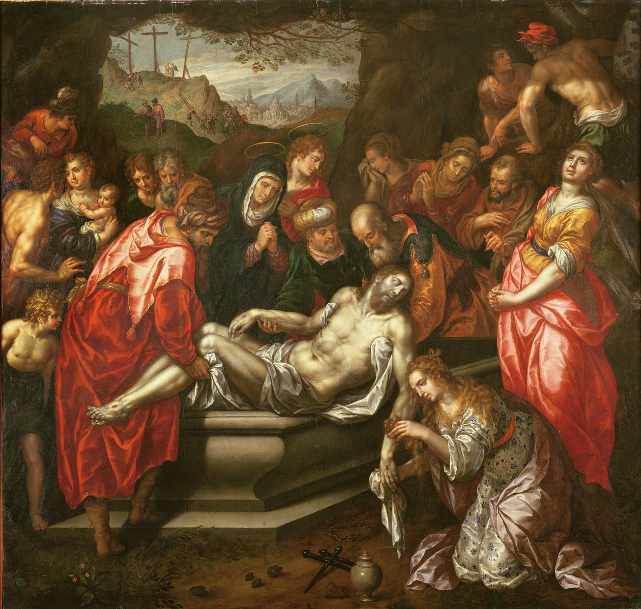 Elföldelés alkotó: Hendrick de Clerck