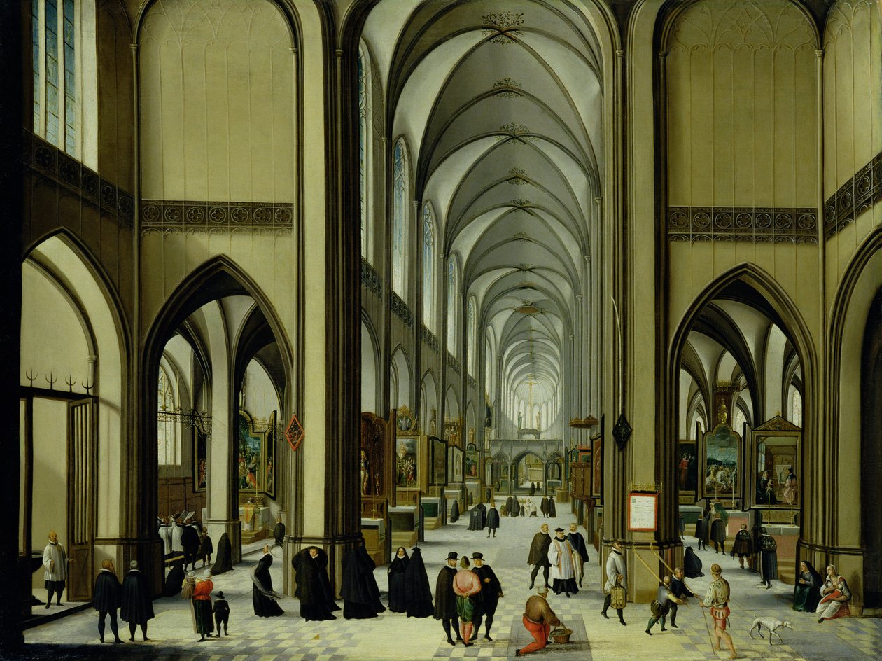 Az antwerpeni katedrális belseje alkotó: Hendrik van Steenwyck