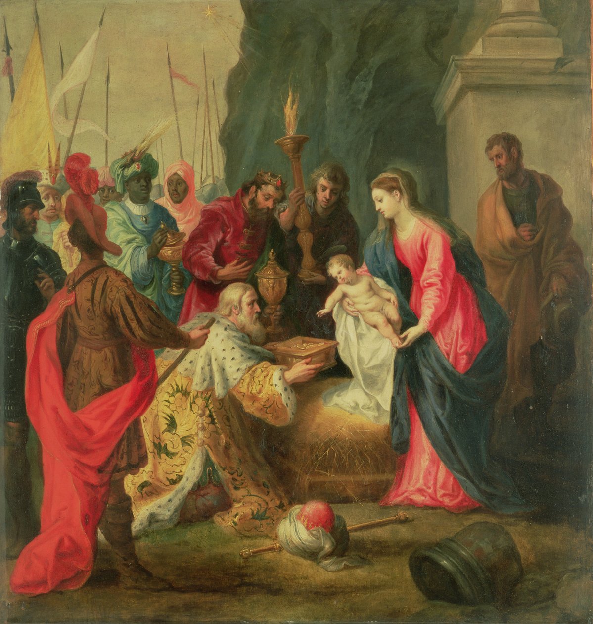A mágusok imádása alkotó: Hendrik van the Elder Balen