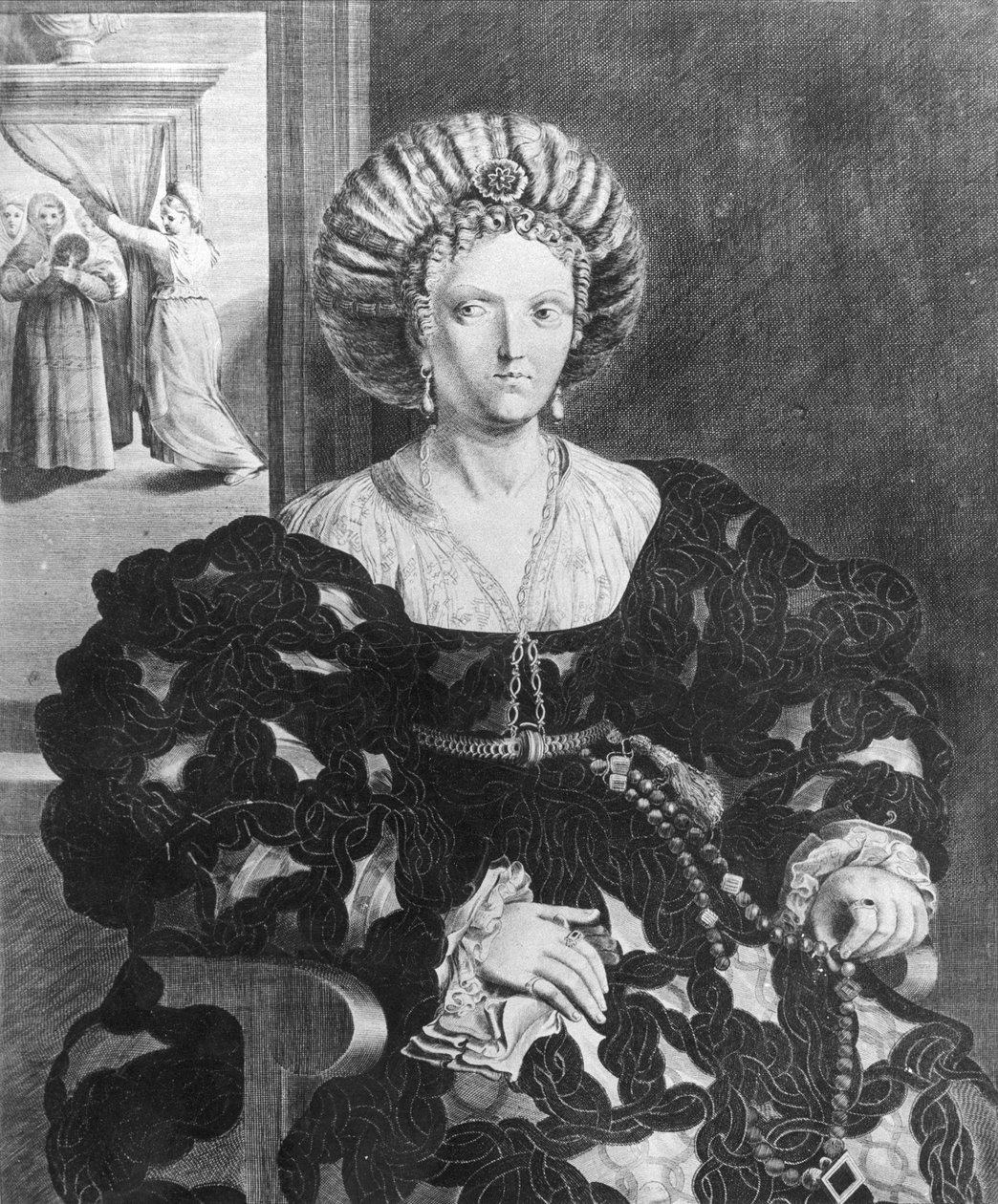 Lucrezia Borgia (1480-1519) portréja alkotó: Hendrik van the Elder Balen