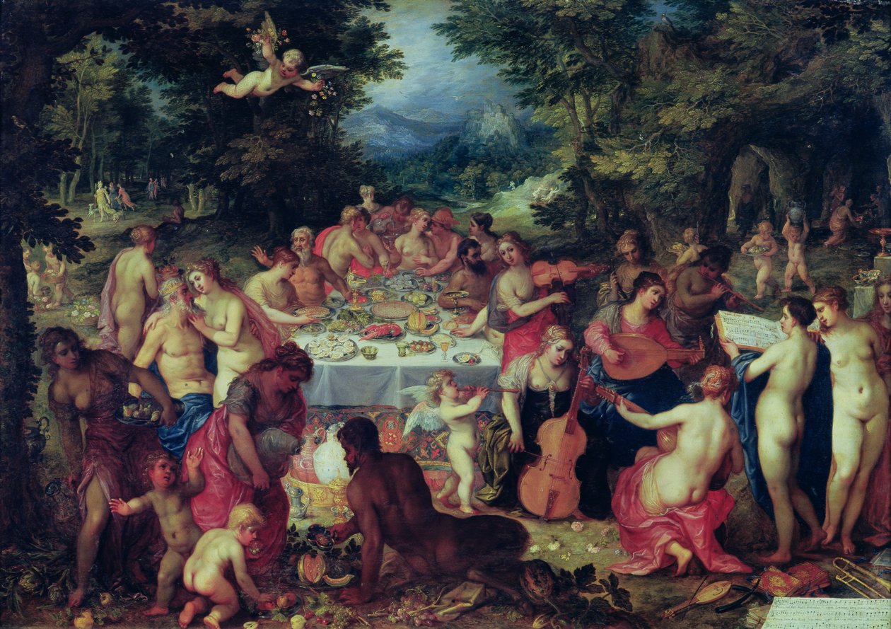 Az istenek lakomája alkotó: Hendrik van the Elder Balen