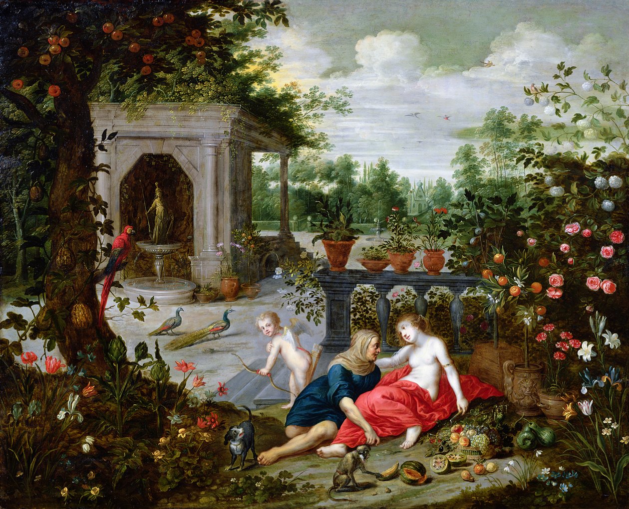 Vertumnus és Pomona alkotó: Hendrik van the Elder Balen