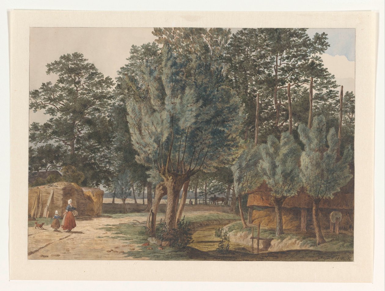 A Houdringe birtokon De Bilt közelében alkotó: Hendrik Abraham Klinkhamer