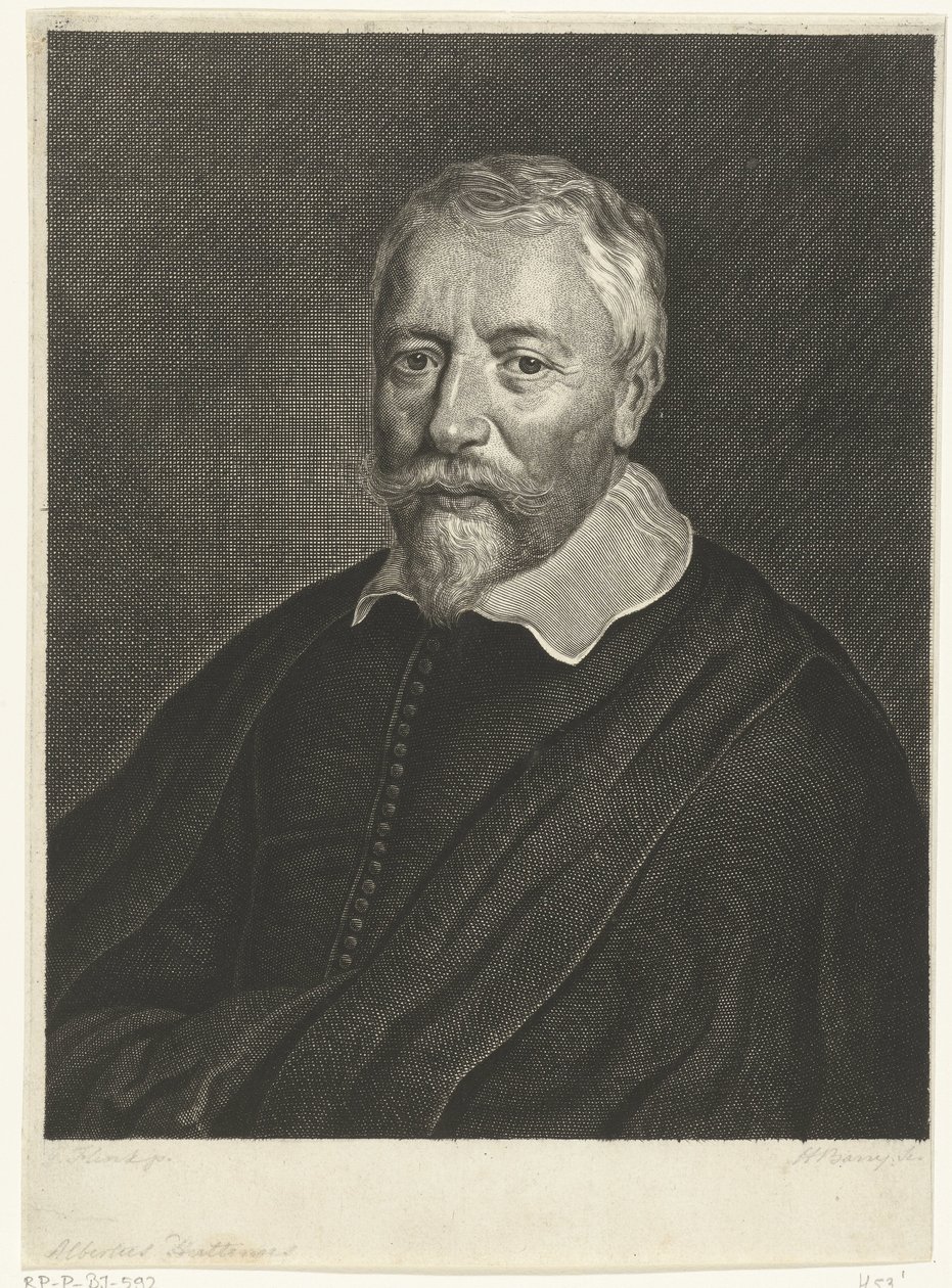 Albertus Huttenus portréja alkotó: Hendrik Bary