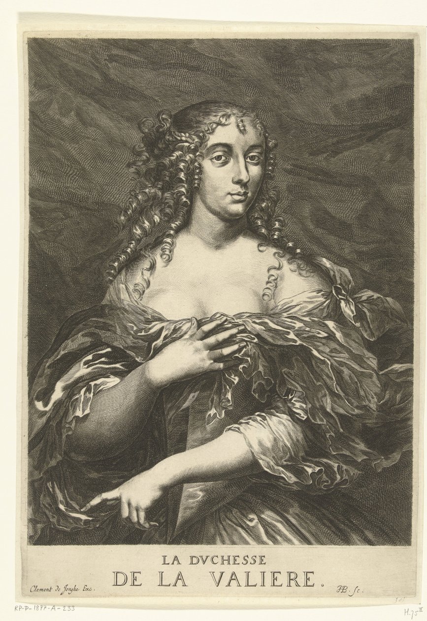 Louise Françoise de La Baume Le Blanc de la Vallière portréja alkotó: Hendrik Bary