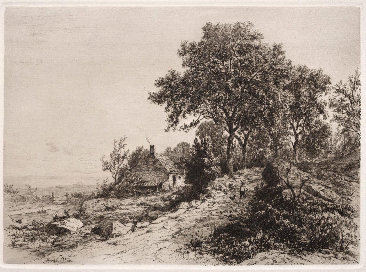 Cottage by the Sea alkotó: Hendrik Dirk Kruseman van Elten