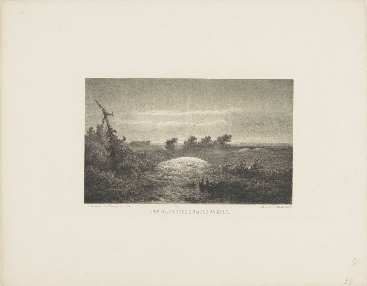 Germán sírhalmok Germán sírhalmok (cím a tárgyon) alkotó: Hendrik Dirk Kruseman van Elten