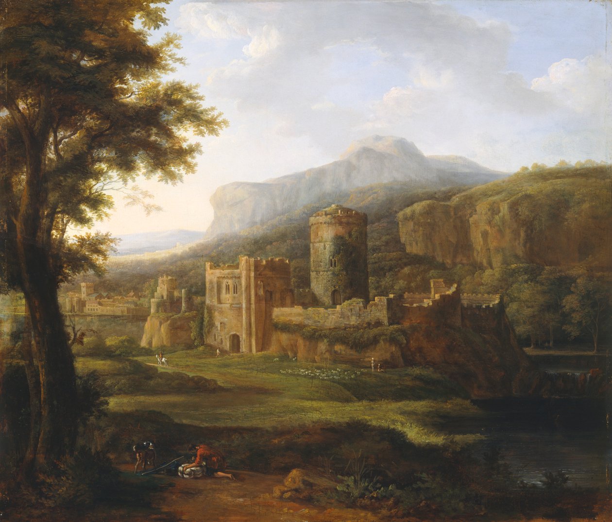 "Pembroke kastély", 1762-1812 alkotó: Hendrik Frans de Cort