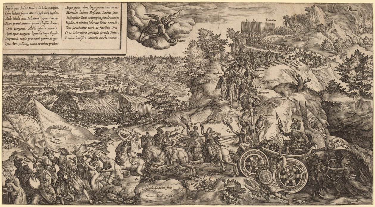A háború allegóriája alkotó: Hendrik Goltzius