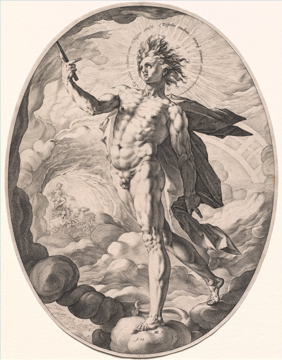Apollo, 1588. alkotó: Hendrik Goltzius