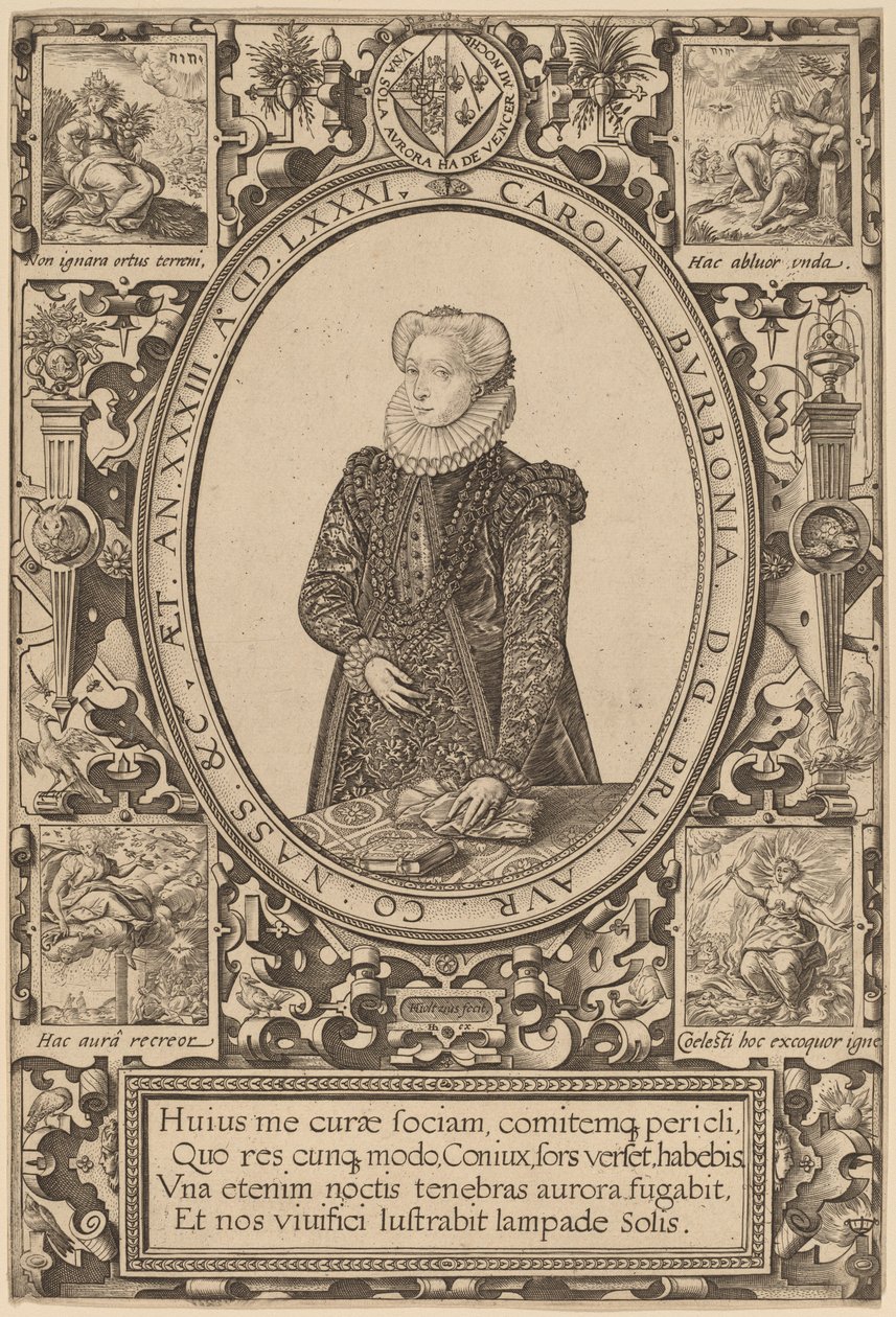 Bourbon Charlotte alkotó: Hendrik Goltzius
