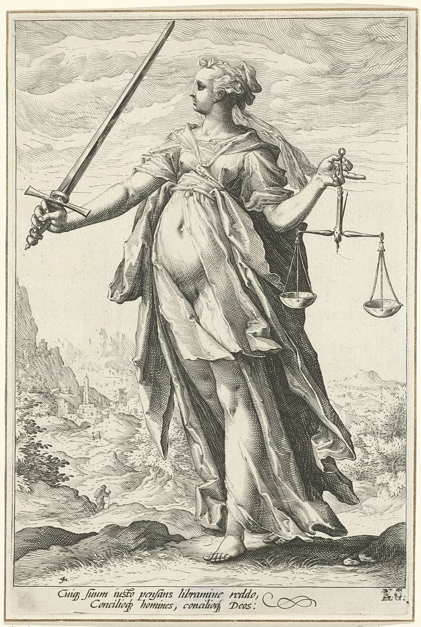 Méltányosság Igazságszolgáltatás alkotó: Hendrik Goltzius