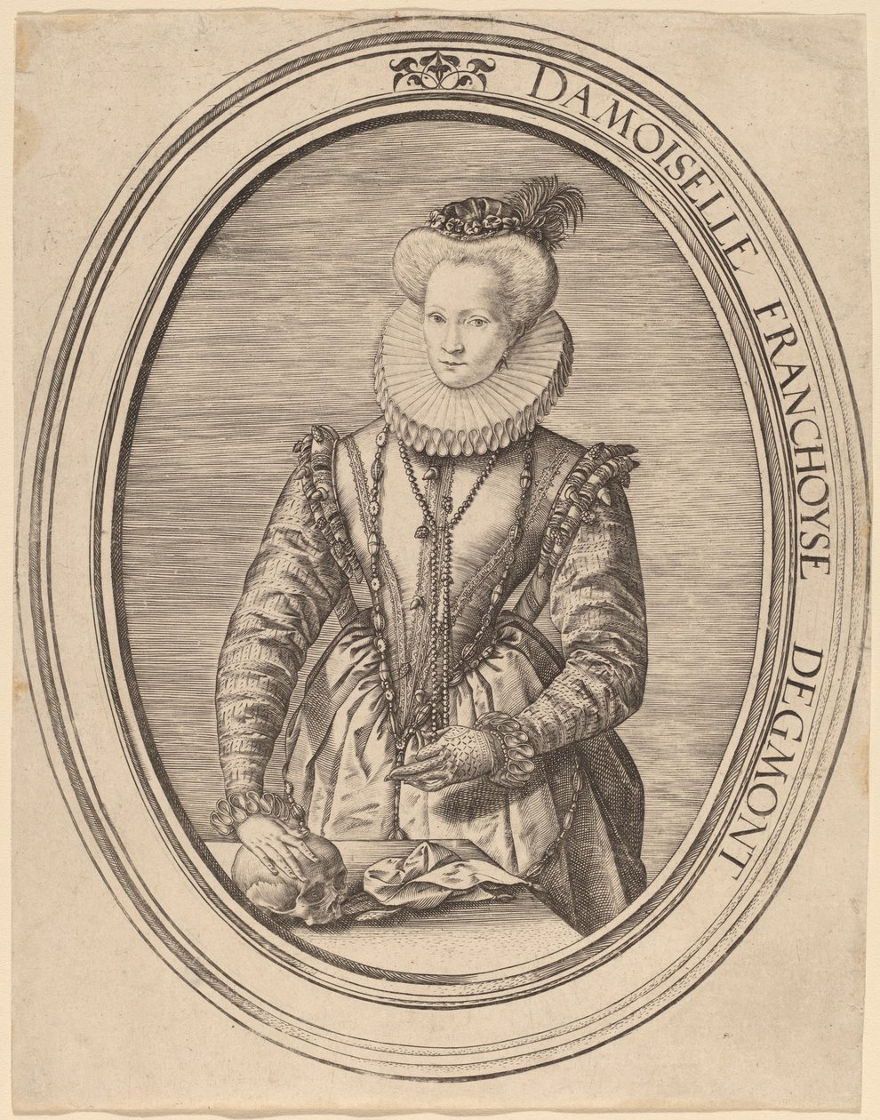 Françoise van Egmond alkotó: Hendrik Goltzius