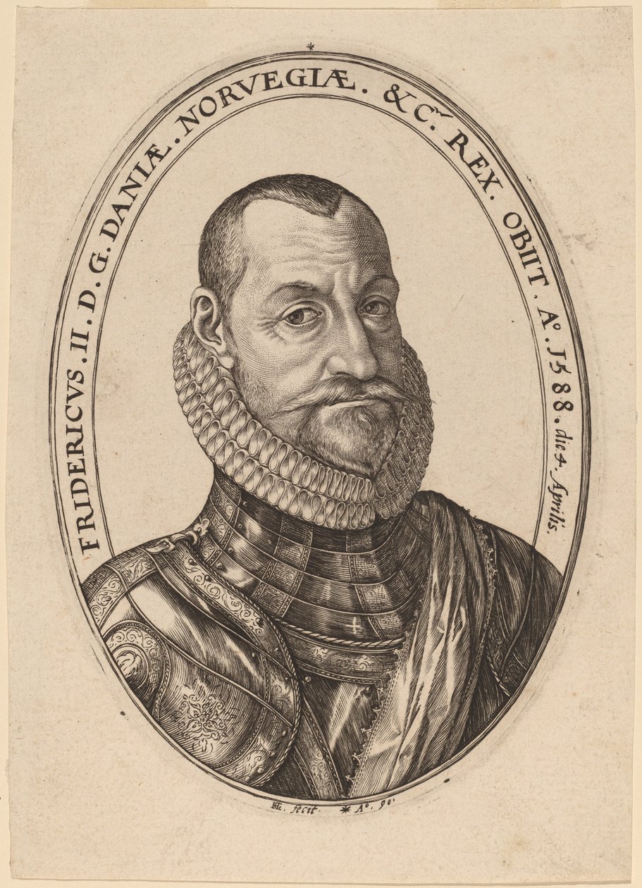 Frigyes, Dánia és Norvégia királya alkotó: Hendrik Goltzius