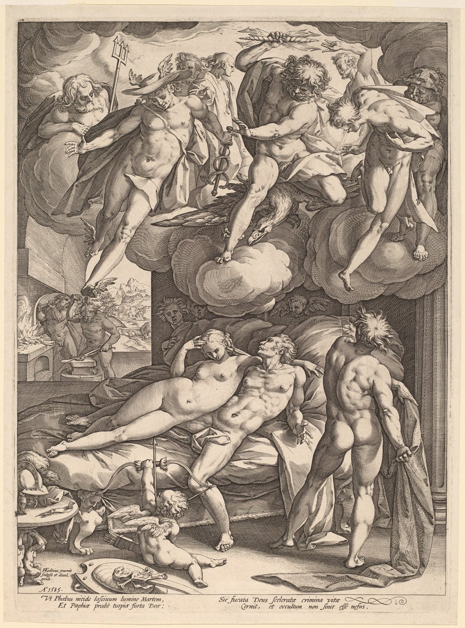 A Mars és a Vénusz meglepte a Vulkán alkotó: Hendrik Goltzius