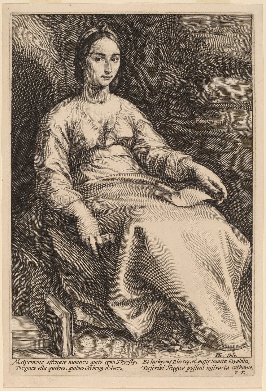 Melpomene alkotó: Hendrik Goltzius