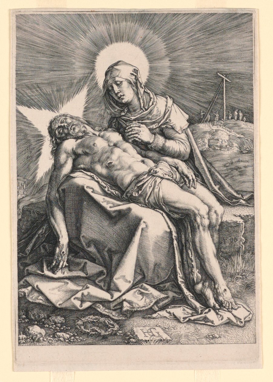 Pieta alkotó: Hendrik Goltzius