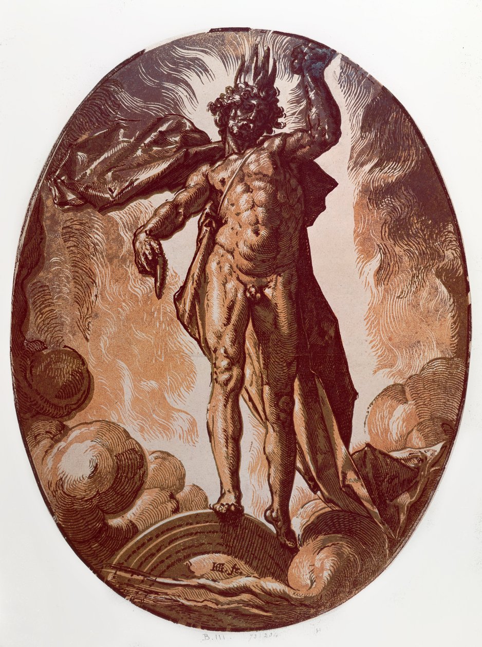 Plútó (fametszet) alkotó: Hendrik Goltzius
