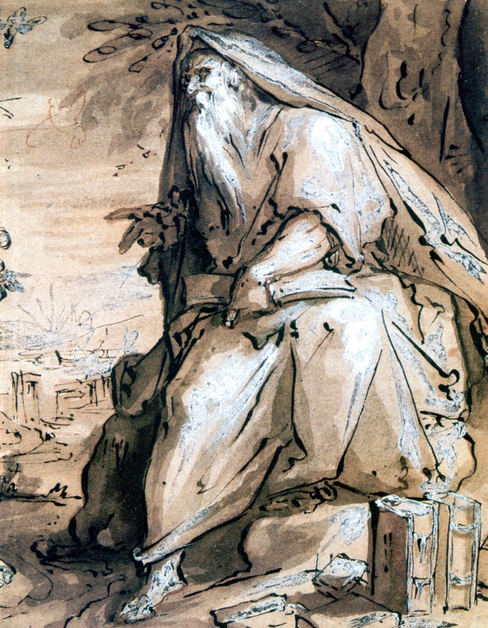 Próféta, c1600 alkotó: Hendrik Goltzius