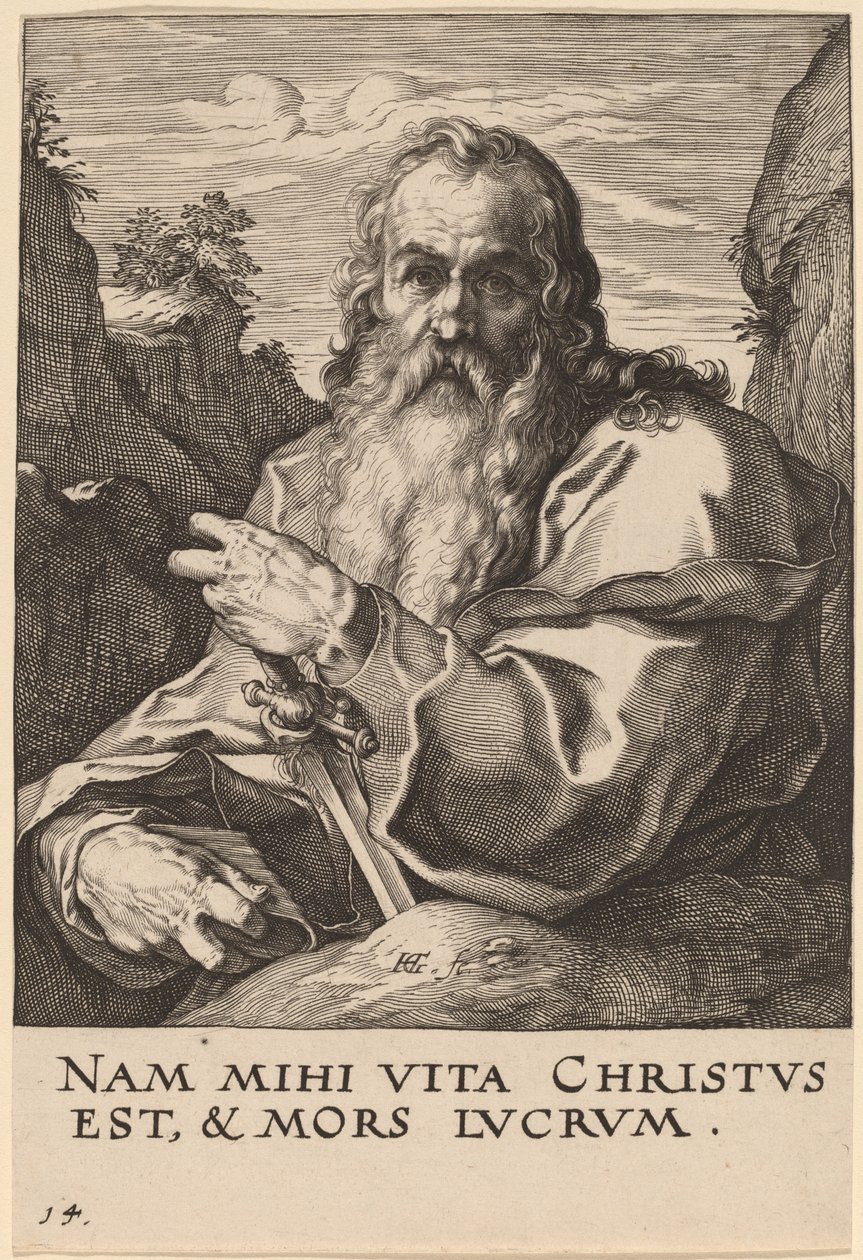 Szent Pál alkotó: Hendrik Goltzius