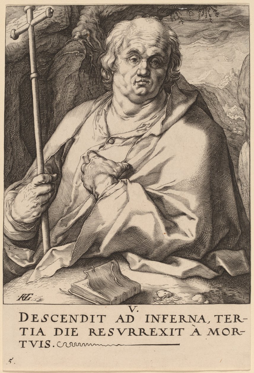szent Fülöp alkotó: Hendrik Goltzius