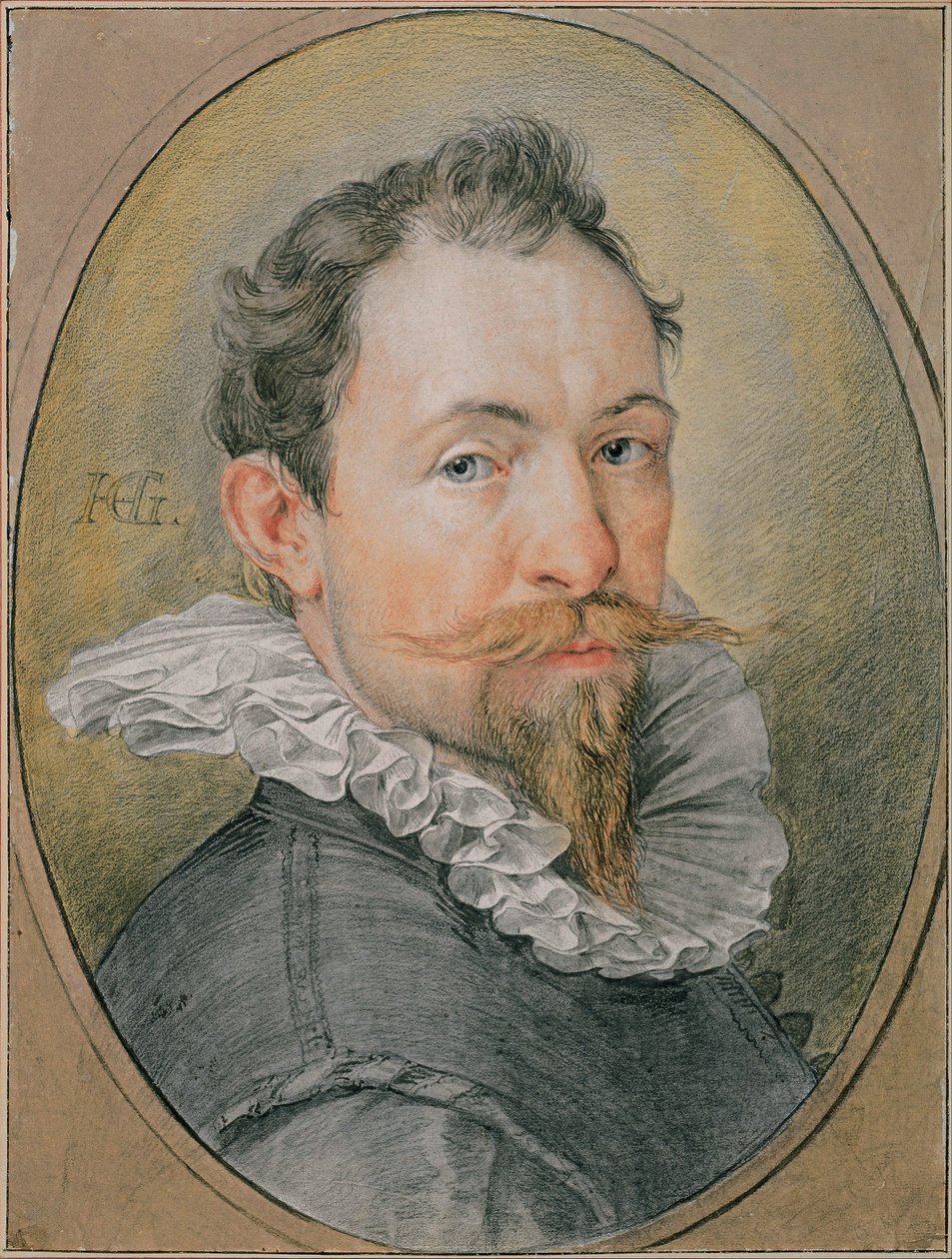 Önarckép, 1594 körül alkotó: Hendrik Goltzius