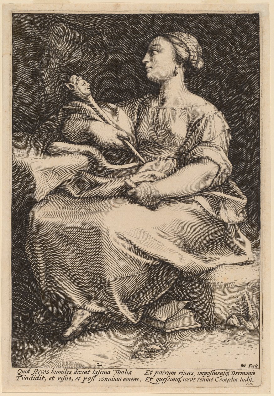 Thalia alkotó: Hendrik Goltzius