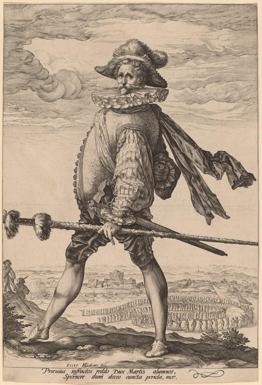 A gyalogság kapitánya alkotó: Hendrik Goltzius