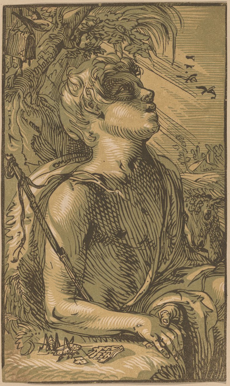 Az ifjú Keresztelő Szent János alkotó: Hendrik Goltzius