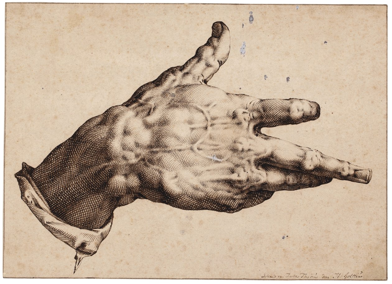 A művész jobb keze alkotó: Hendrik Goltzius