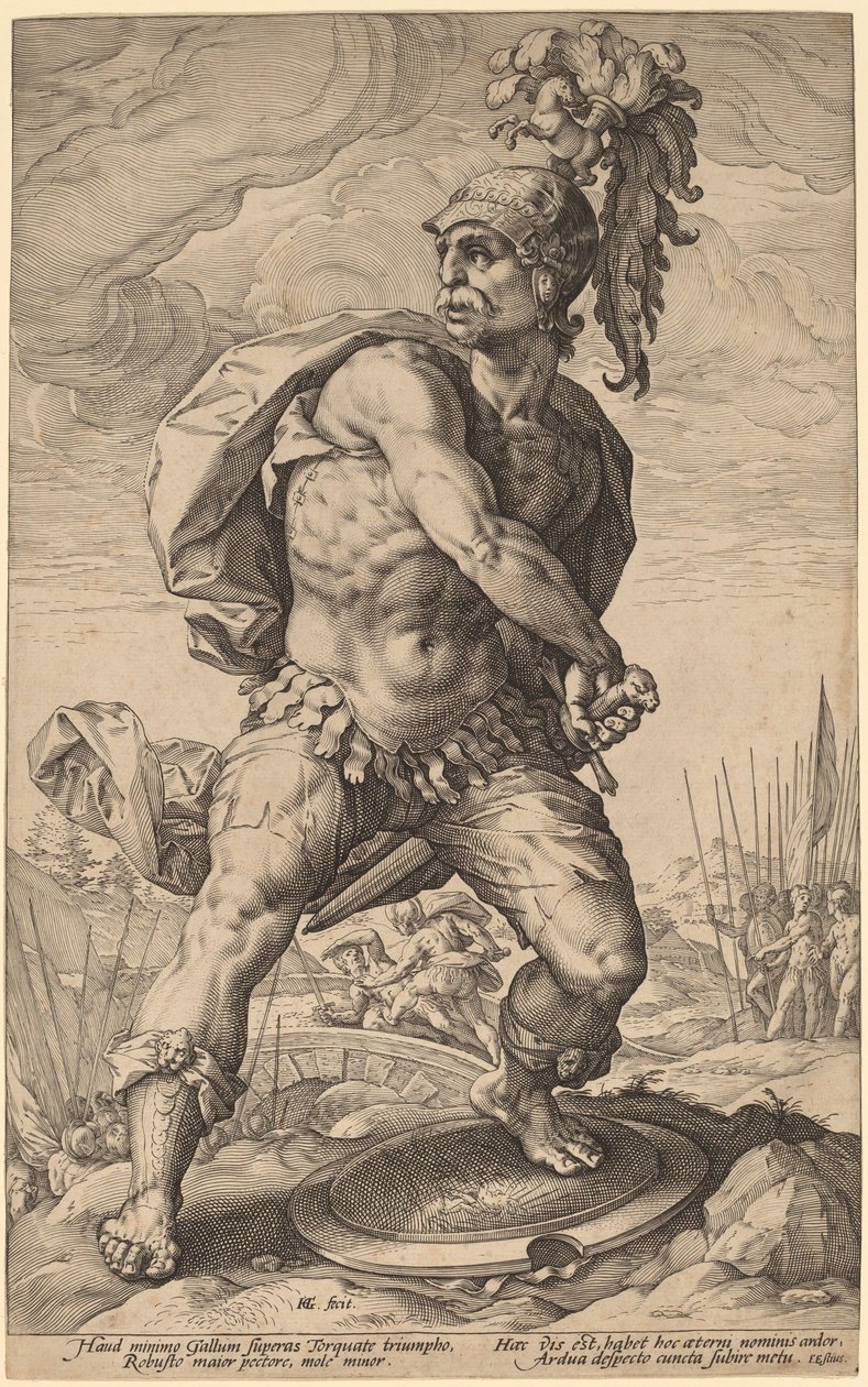 Titus Manlius Torquatus alkotó: Hendrik Goltzius