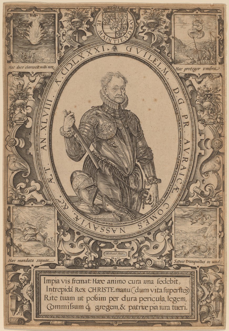 Vilmos, Nassau grófja, Orange hercege alkotó: Hendrik Goltzius