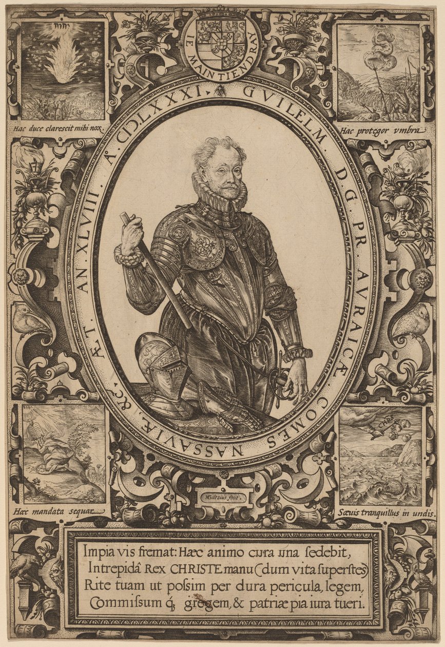 Vilmos, Nassau grófja, Orange hercege alkotó: Hendrik Goltzius
