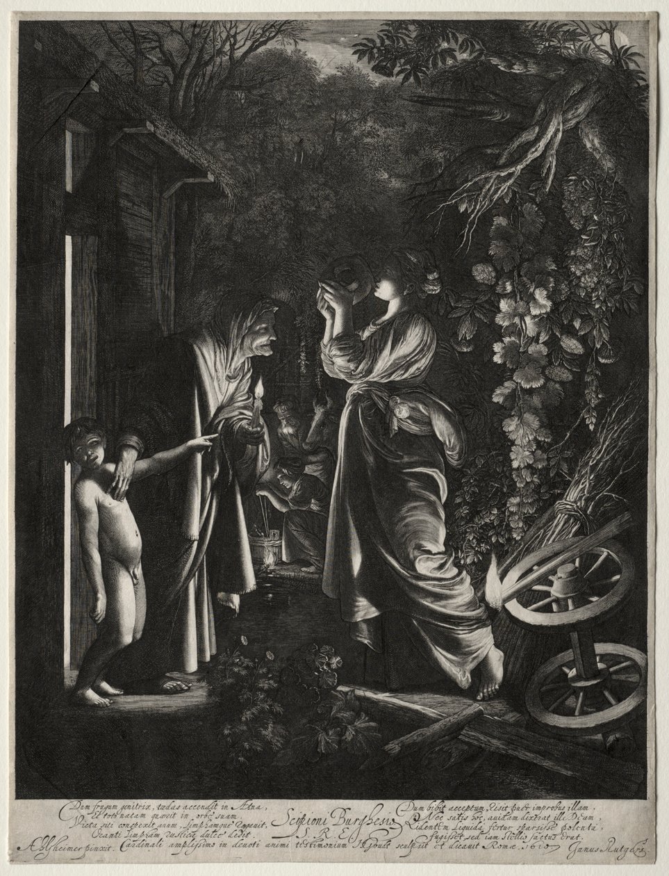 Ceres kigúnyolása. alkotó: Hendrik Goudt