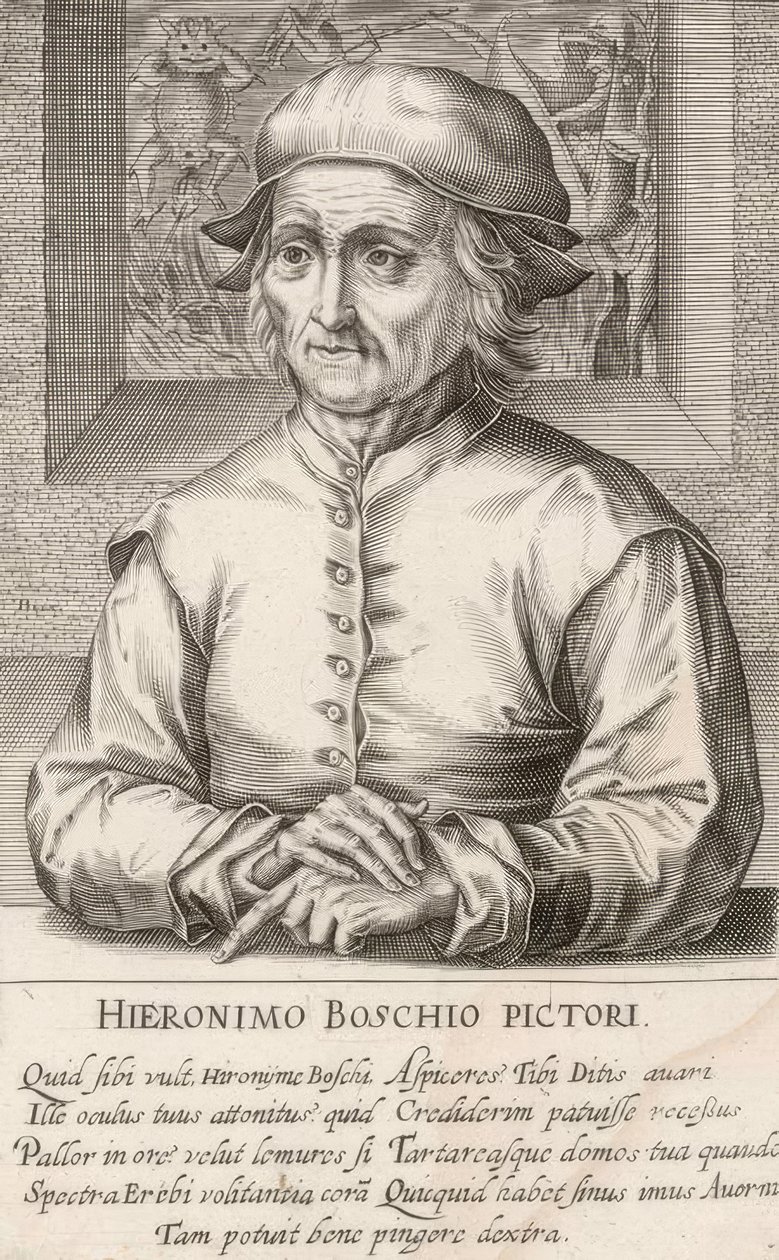 HIEROMO BOSCHIO PICTORI (…) alkotó: Hendrik I Hondius