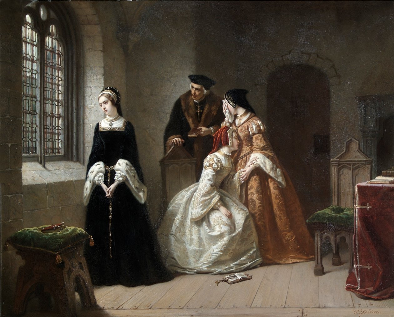 Lady Jane Grey, 1845-1907 (olaj, vászon) alkotó: Hendrik Jacobus Scholten