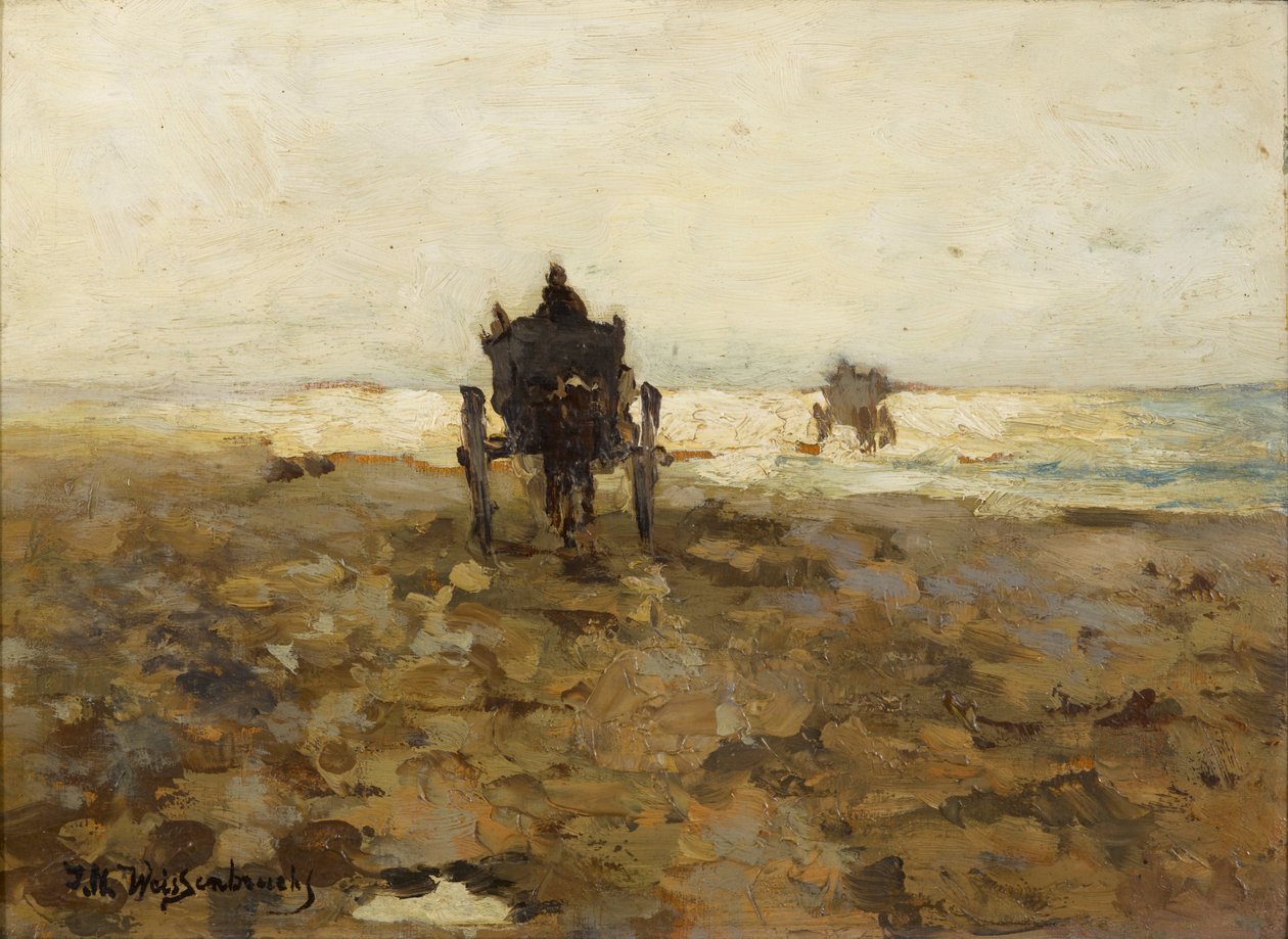 Clammers Horse Drive, c. 1890 alkotó: Hendrik Johannes Weissenbruch
