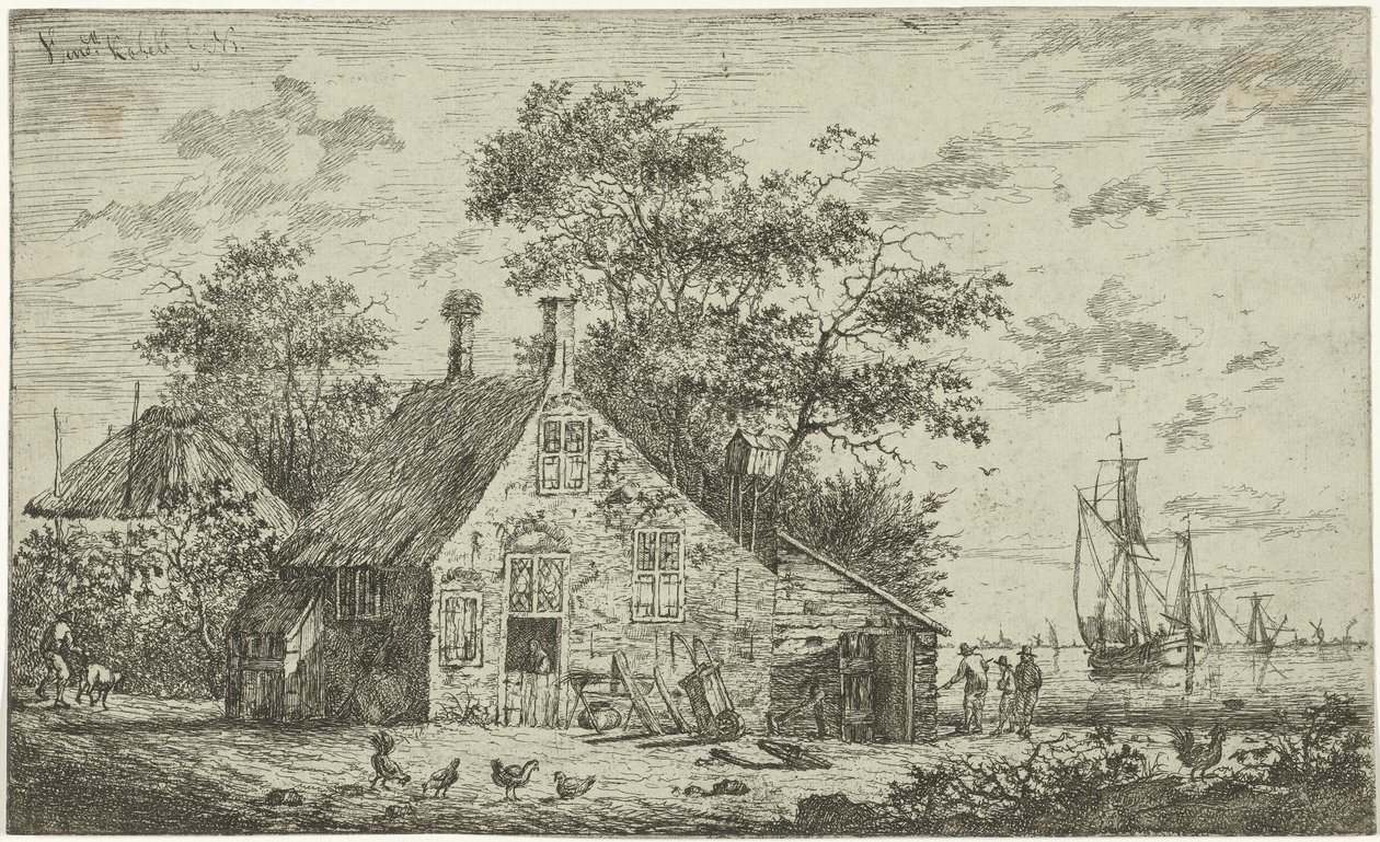 Farm egy folyón alkotó: Hendrik Kobell