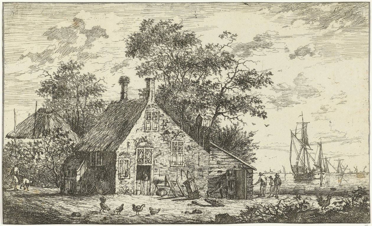 Farm egy folyón alkotó: Hendrik Kobell